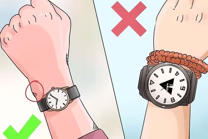 Watch Tips : Wearing a Wrist Watch Properly