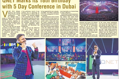 QNET's Birthday Celebrations in Leading Papers