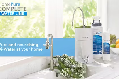 Drink Clean, Safe and Nourishing Pi-Water with HomePure Complete Water Filtration System