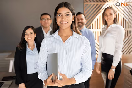 A group of young entrepreneurs
