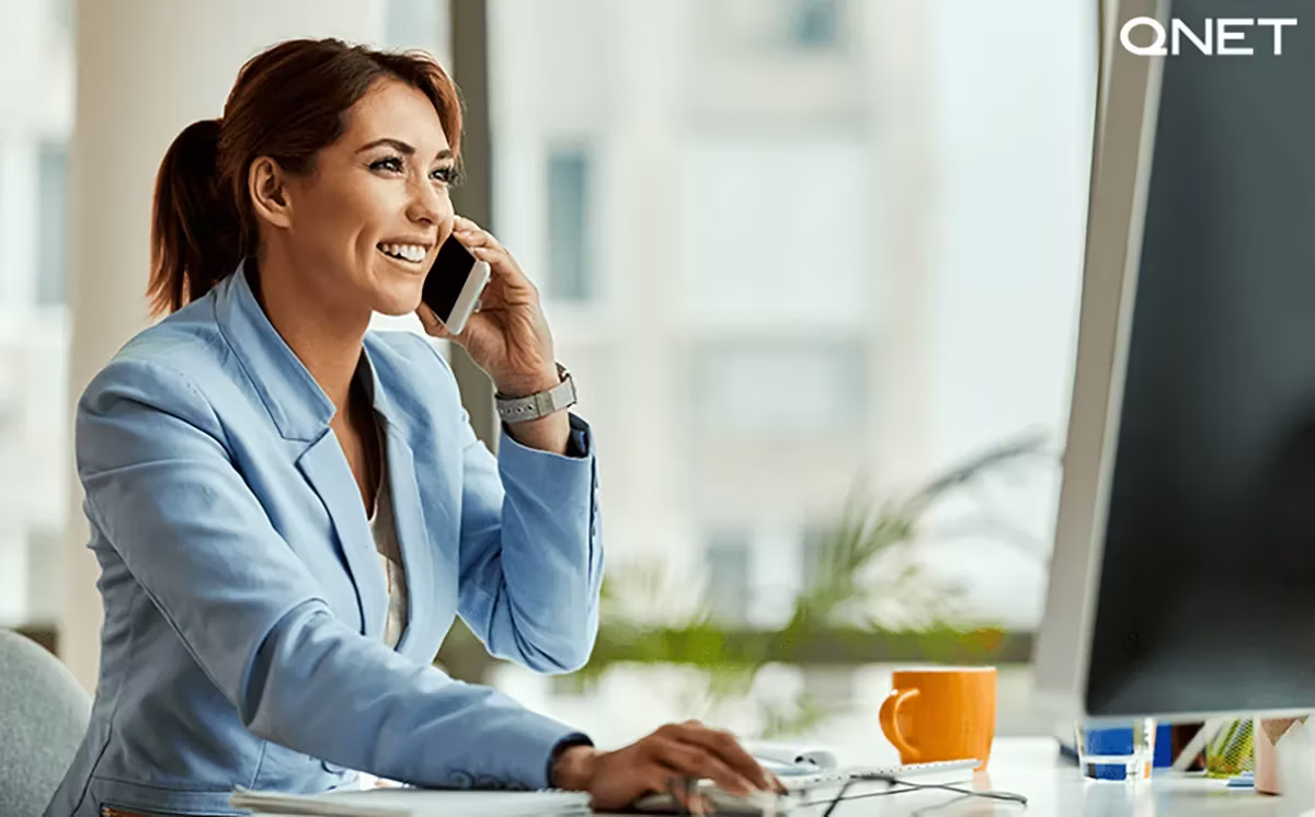 A-direct-seller-working-on-her-QNET-Direct-Selling-business